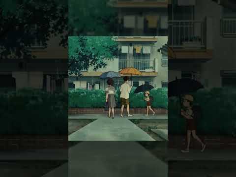 Rainy day at ghibli world 🌧 #shorts