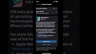 ios 18 public beta out #ios18beta #iphonefeatures