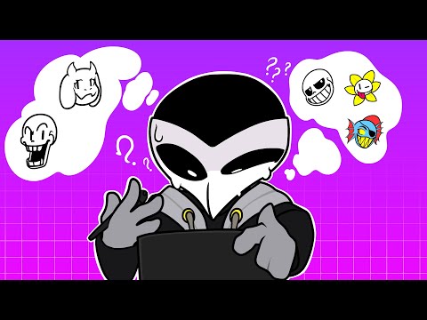 Drawing Undertale Characters From Memory