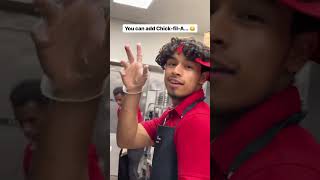 Only the pros know this #apphack 😏 #chickfila #apphacks #chickfilaapphacks #chickfilahack #lifehack
