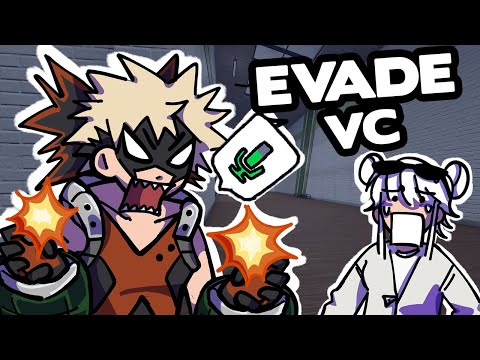 Trolling as BAKUGO in EVADE VC | ROBLOX Funny Moments