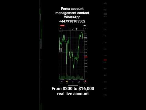 Forex account management from $200 to $16,000 live account #forex #forextrading