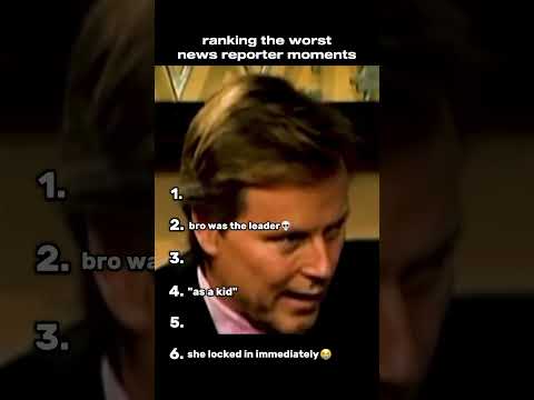 Worst news reporter moments #ranking #newsreporter #funnyshorts #funny