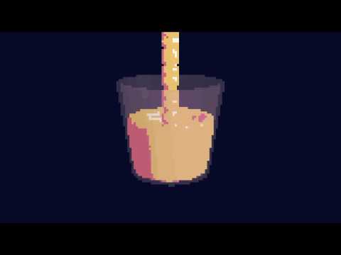 Pixel art - Filling a cup