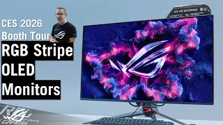 RGB Stripe OLED is HERE - ROG CES 2026 Booth Tour