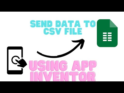How to send data to csv file using app inventor