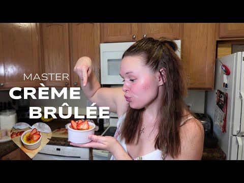 Crème Brûlée 👀 Easier Than You Think + bake with me ASMR