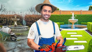 حیاط خونه جدیدم رو بعد از ۲۰ سال بازسازی کردم😍