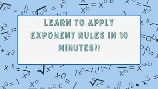 Master Exponent Basics