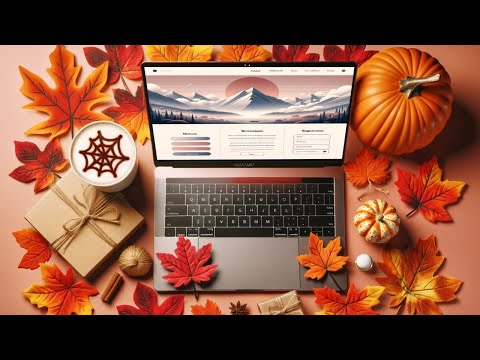 Code with me - Astro & Dall-E 3 Fall Vibes Site Build ASMR