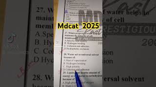 Mdcat preparation 2025