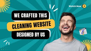 We Designed This Stunning Cleaning Website | Cleaning Business Website Design 2025