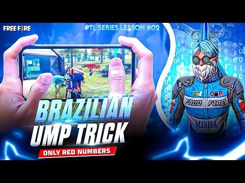 BRAZILIAN 🇧🇷 UMP TRICK ONLY RED NUMBERS NO RECOIL 😱🔥 DO THIS 3 THINGS AND BE UMP MASTER 💀