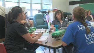 Teachers getting STEM practice