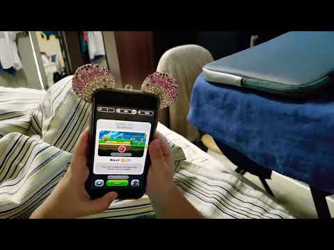 Baby Martina Patrice Aisel Plays Super Mario Run - 4-12-19