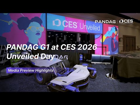 Pandag G1 at CES 2026 Unveiled Day | Media Preview Highlights