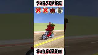 Army Franklin Vs Patlu Franklin Bike Jump Challenge 🤯 in Indian Bike Driving 3D #gaming #challenge