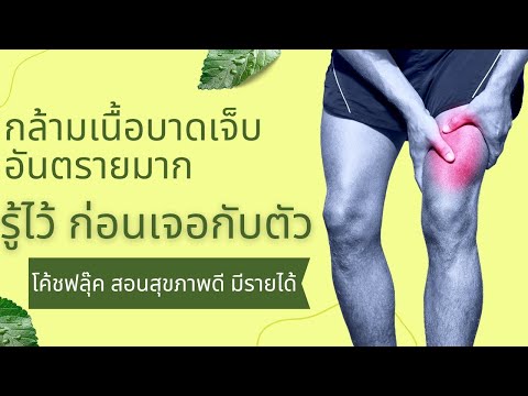 กล้ามเนื้อบาดเจ็บอันตรายมาก รู้ไว้ก่อนเจอกับตัวเอง BY: โค้ชฟลุ๊ค สอนสุขภาพดี มีรายได้