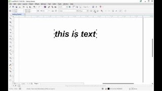 How To Use Text Tool in CorelDraw