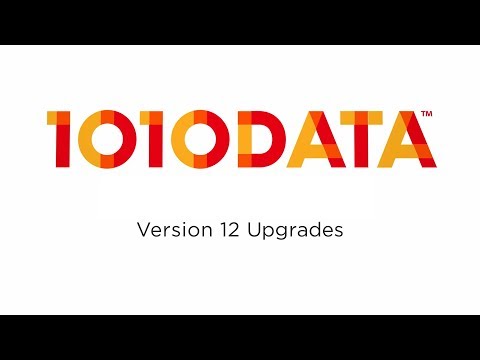 1010data: V12 Upgrades