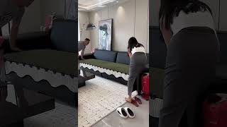 Decorative sofa cover, it's anti-slip and suitable for all seasons. #sofacover #sofadecor #decor