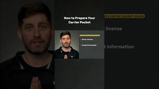 How to Prepare Your Carrier Packet