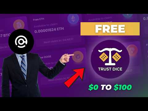 How to Make FREE Crypto with TrustDice in 2025! (No Deposit Needed)
