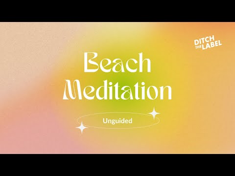 English BEACH Meditation for Anxiety | 1 HOUR MIX | Unguided