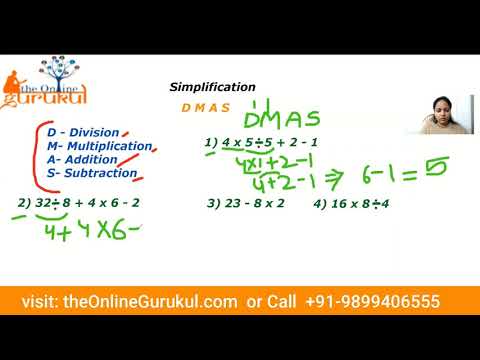 5th Maths | Simplification | DMAS Rule