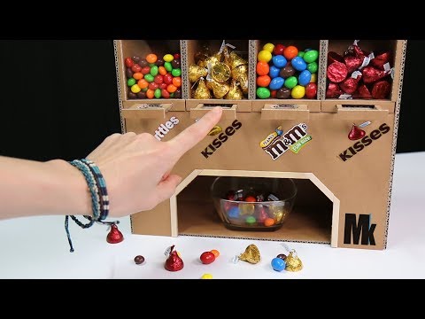 How to make chocolate Dispenser - Amazing Cardboard DIY