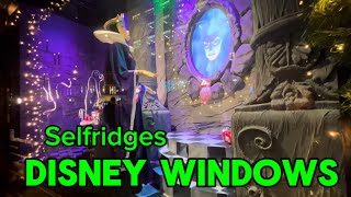 Festive London Walk | Selfridges Disney Christmas Window Displays