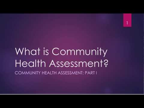 Part 1. Community Health Assessment Overview