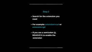 Enable PHP Extensions in XAMPP