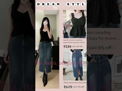 meesho korean style outfit 🌸✨#meeshohaul #koreanoutfit #budgetfashion #meeshofinds#koreanstyle