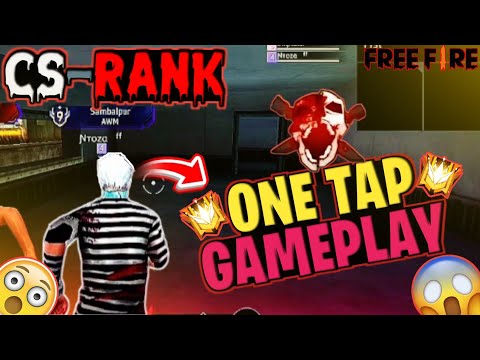🎮 cs rank one tap gameplay ||😲free fire cs rank one tap headshot gameplay || 🔚