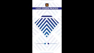 Diamond Logo Design Process | Grid System #shorts