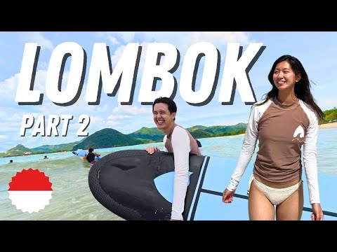 THIS IS ALSO INDONESIA?! 🇮🇩 FIRST TIME SURFING IN LOMBOK 🏄♂️