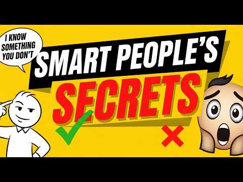 Smart People's Secret: Weird Habits! - SunDecode