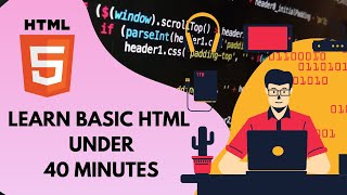 HTML Tutorial under 40 Minutes || #html  #htmltutorialforbeginnersinhindi #coding