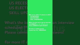 #ITindustry #testing #etltesting #recession #businessintelligence #interview #software