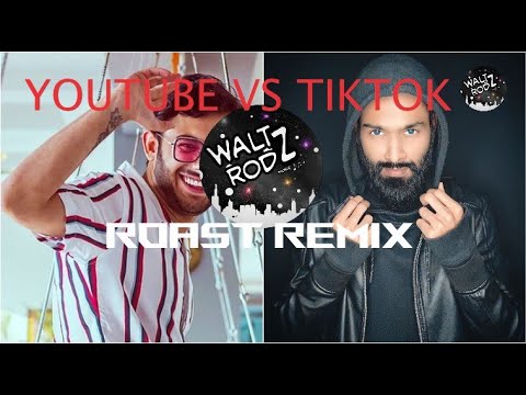 YouTube Vs TikTok Carryminati Roast Remix (WaltzRodz) Reaction Video edit #youtubevstiktok