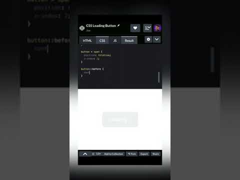 CSS Loading Button 🔥🔥🔥