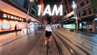 Riding Alone Through a Sleeping City