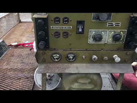 1952 Crosley powered 5kw military generator