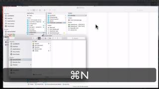 Mac OS Basics 05: Basic key commands, right-clicking in a Finder window