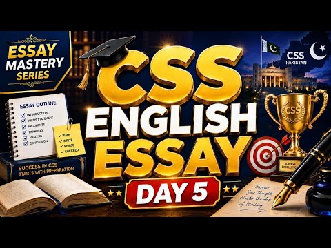 CSS English Essay Day 5|Brain Booster