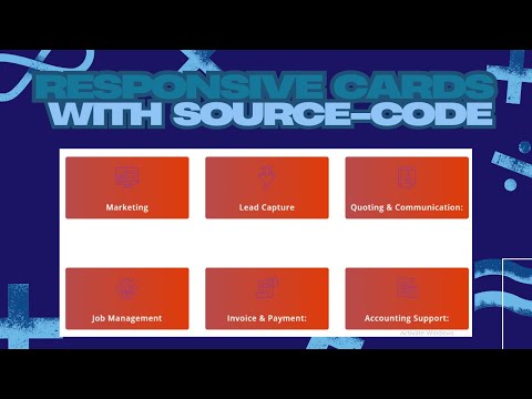 Responsive Cards in HTML and CSS with Source Code