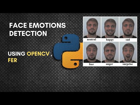 Emotions Detect of face  | Using Fer , OpenCV | Python Tutorial | #mrlazyprogrammer