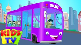 Wheels On The Bus Kids Tv | Nursery Rhymes Songs For Children | Rhymes For Babies | Kids Rhymes