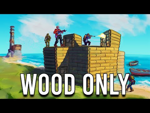 I Lived in a Wood Only Base - Solo Rust